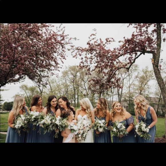 Dusty Blue Bridesmaids dress 🥂 - Picture 7 of 7